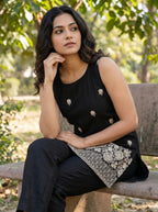 Classic Black Embroidery Kurti