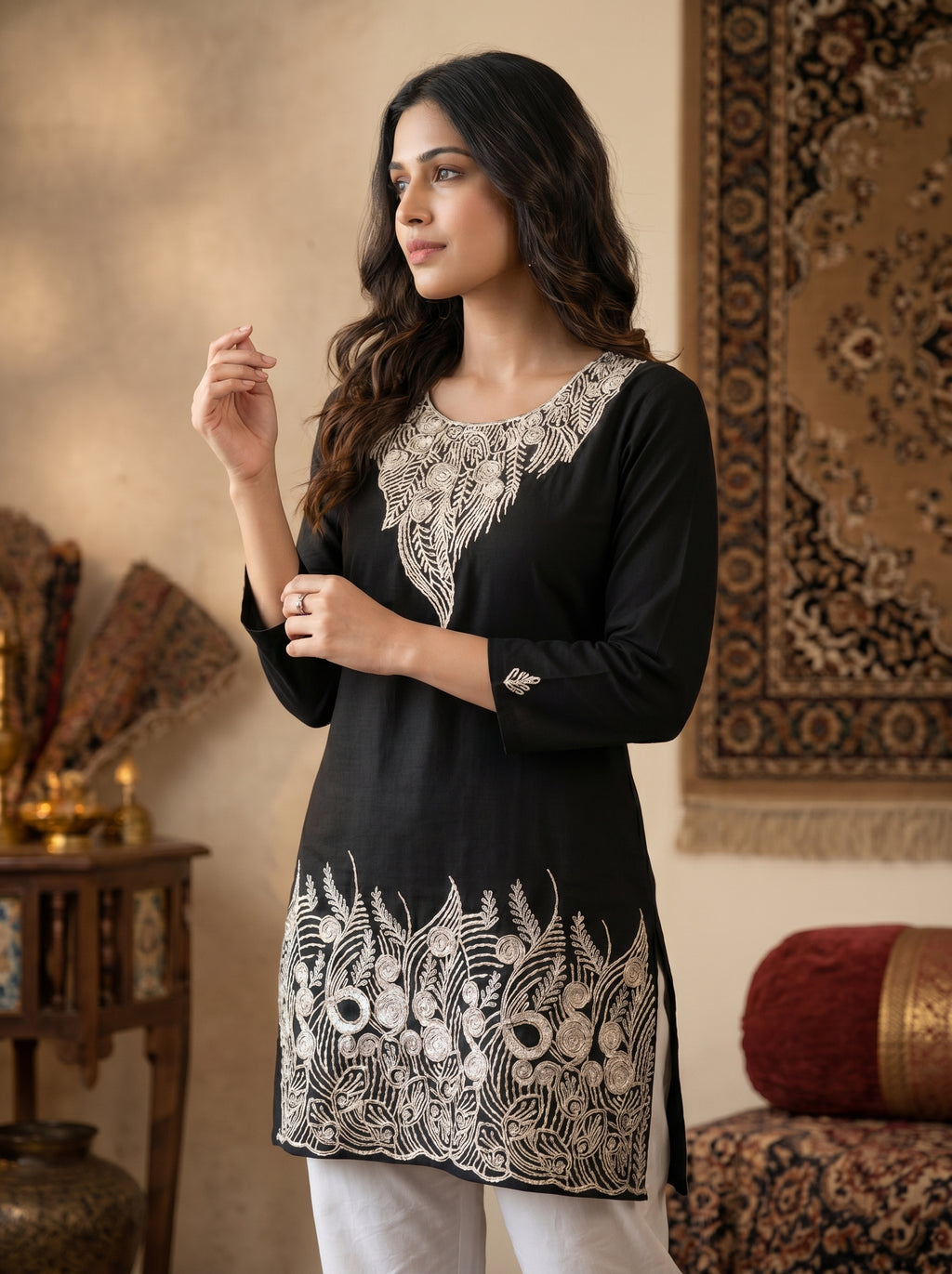 Black Royal Embroidery