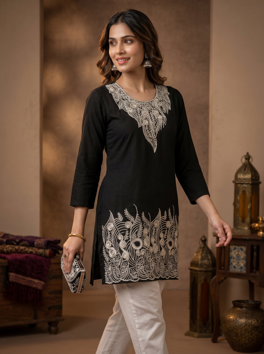 Black Royal Embroidery