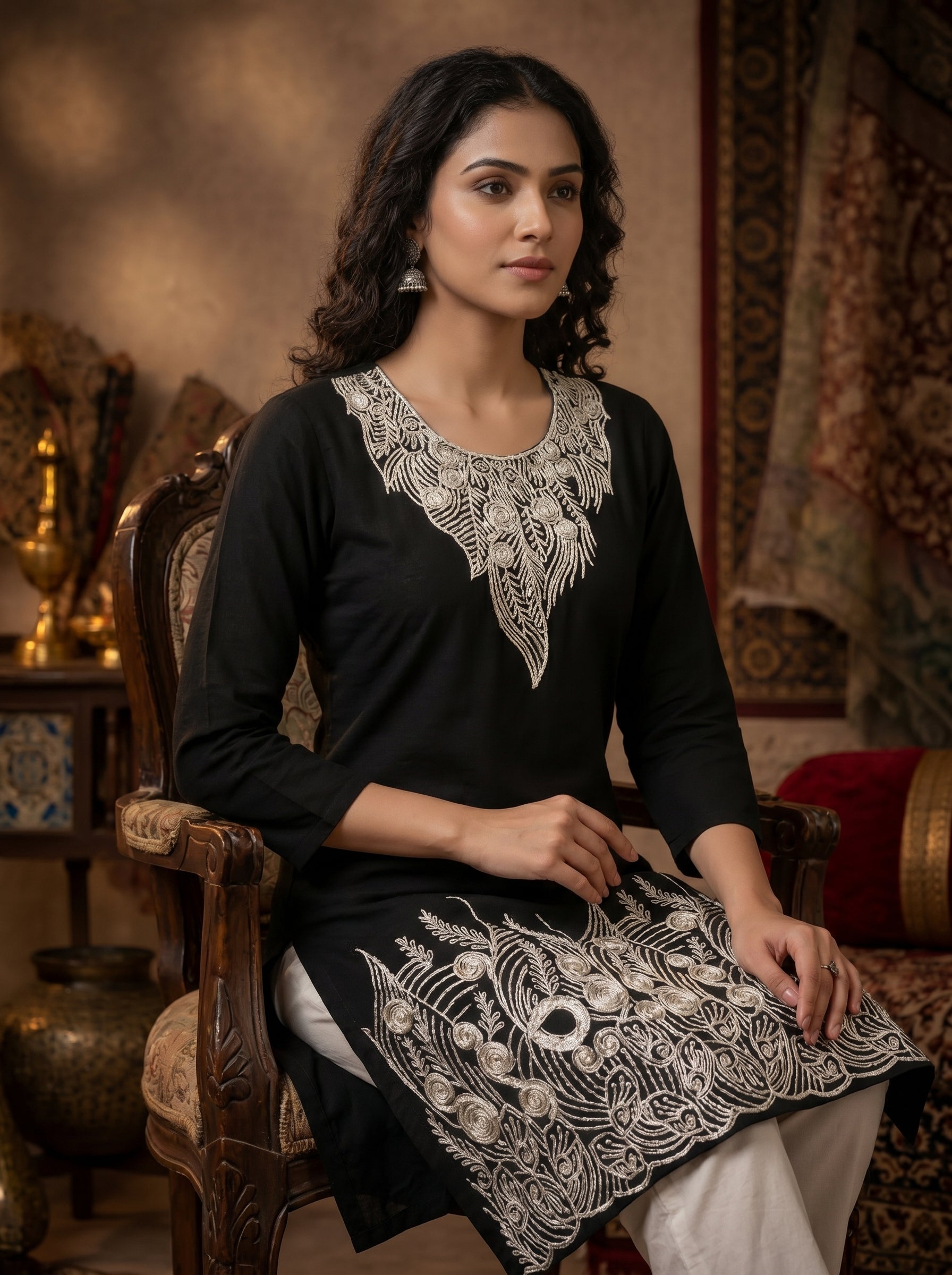 Black Royal Embroidery