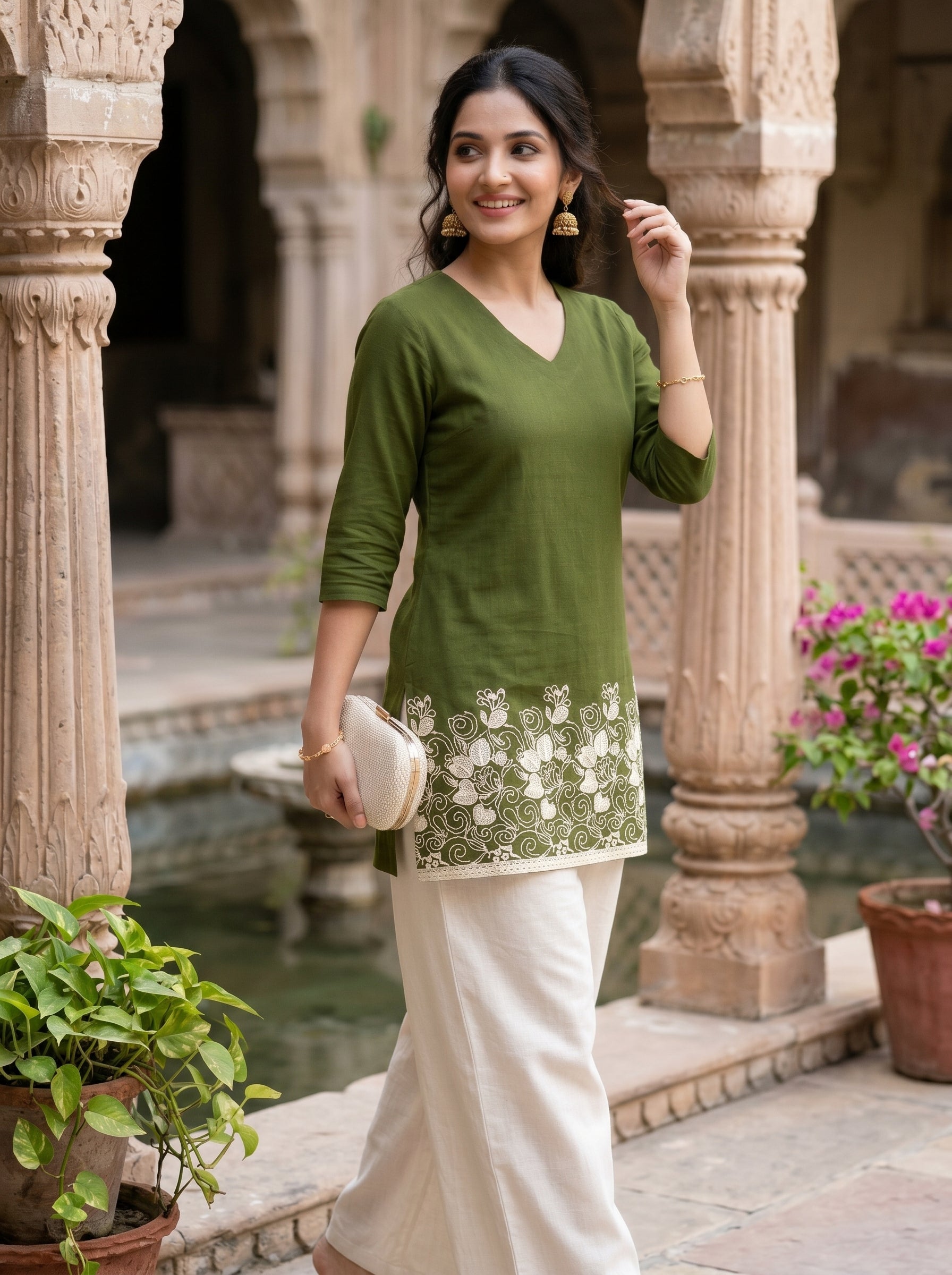 Royal Olive Look